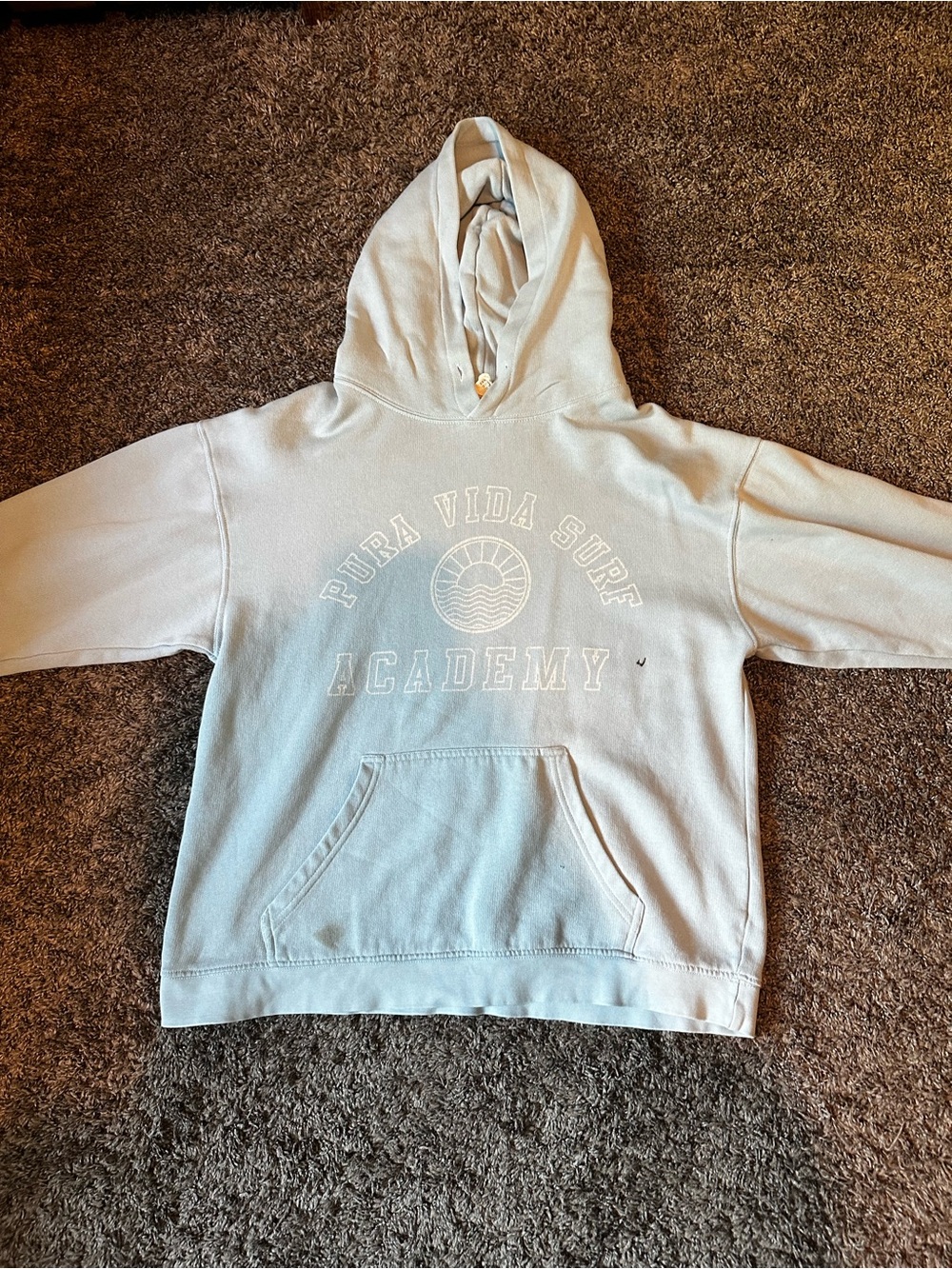 Pura Vida Surf Academy Light Blue Hoodie
